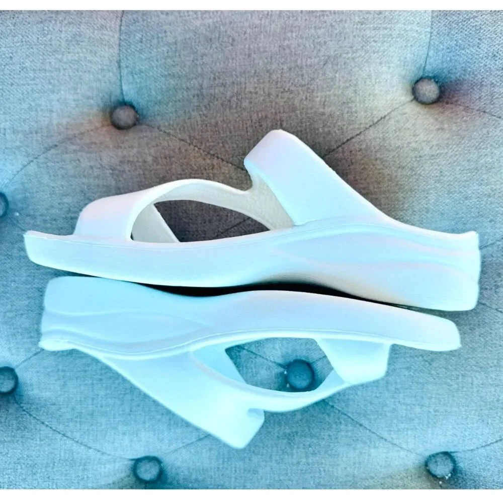 DAWGS Women’s Z Sandals Size 7 - White - Picture 5 of 10